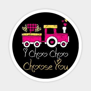 Kids I Choo Choo Choose You Valentines Day Train Toddler Boy Magnet